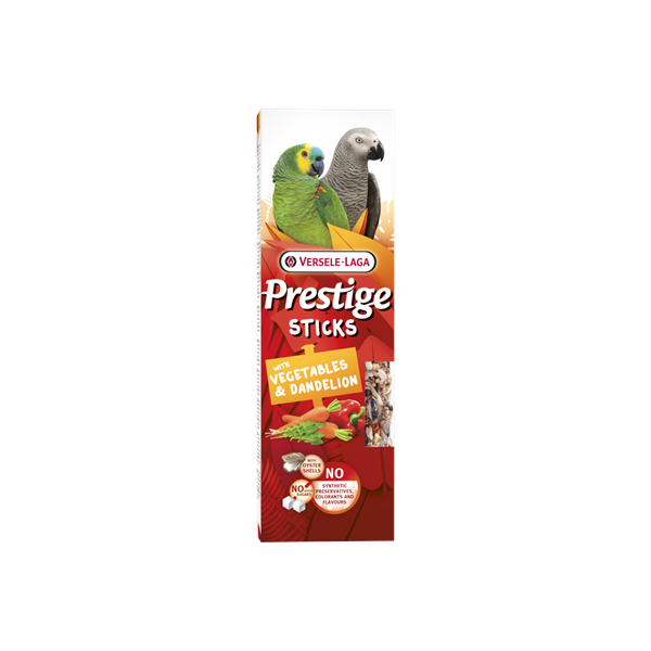 Prestige Stick Pappagalli con Vegetali e Tarassaco 2 pz da gr70