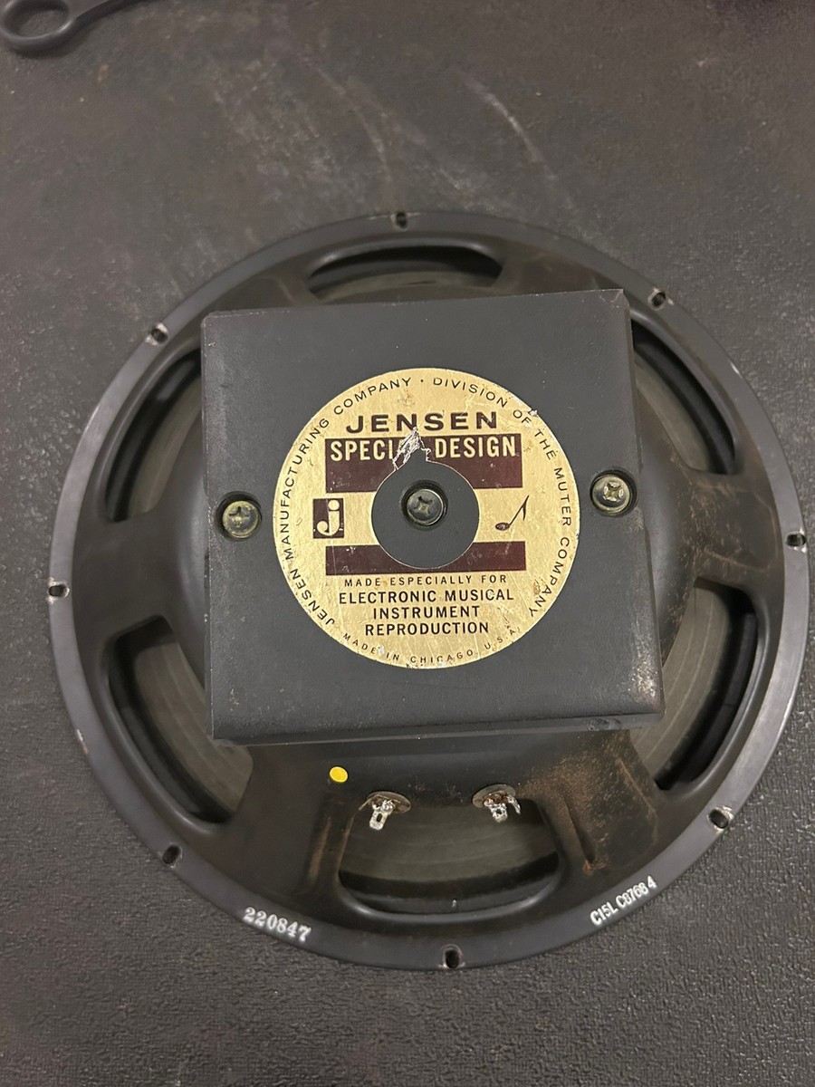 1968 Jensen Special Design Gold Label 15” Speaker C15L Vintage #6