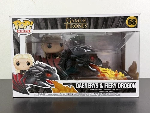 Funko Pop! Rides 68 Daenerys & Fiery Drogon Game of Thrones Vinyl Figure New