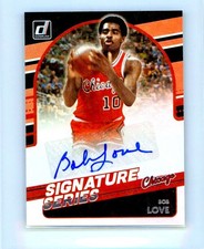 2020 Donruss Bob Love #SG-BLV Signature Series Basketball Card