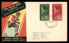 Mayfairstamps New Zealand FDC 1947 Health Angel Statue Boy Running First Day Cov