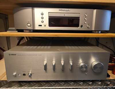 Yamaha A-S 501 Verstärker , Marantz CD6007 + Denton 80 Anniversary Anlage - Top!