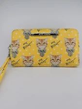 Betsey Johnson Cat Long Wallet