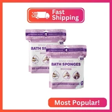 Scrubzz Disposable No Rinse Bathing Wipes - All-in-1 Single Use Shower Wipes, Si