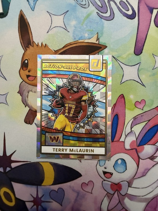 2025 PANINI DONRUSS TERRY McLAURIN ACTION-ALL PROS COMMANDERS INSERT