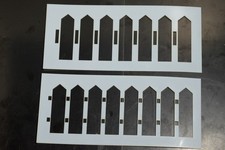 Garden Gate Fence Mylar Stencil – 250 Micron Durable Sheet for Crafting