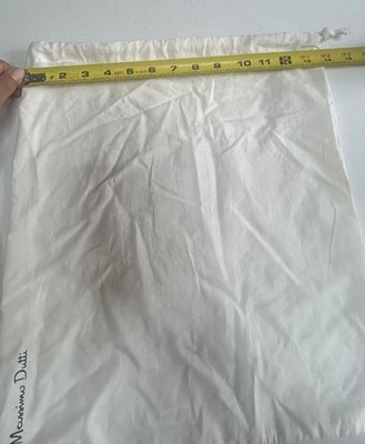 Massimo Dutti Shoe Dust Bag with Logo Made in Italy Small Stain (1005)
