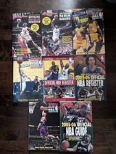 SPORTING NEWS NBA GUIDE REGISTER LOT OF 8 MICHAEL JORDAN KOBE MALONE KIDD (8) KG