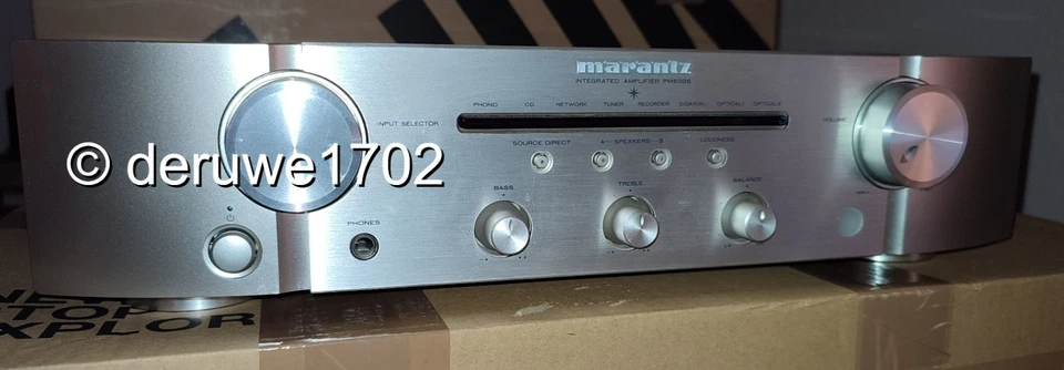 Marantz PM6006 Verstärker/Vollverstärker in Silber - Bild 3 von 4
