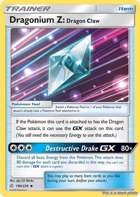 Pokemon | Dragonium Z: Dragon Claw [SM12 - 190/236] NM