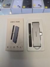 6-in-1 USB-C Hub 4K HDMI, MicroSD, SD Card Reader, USB-A