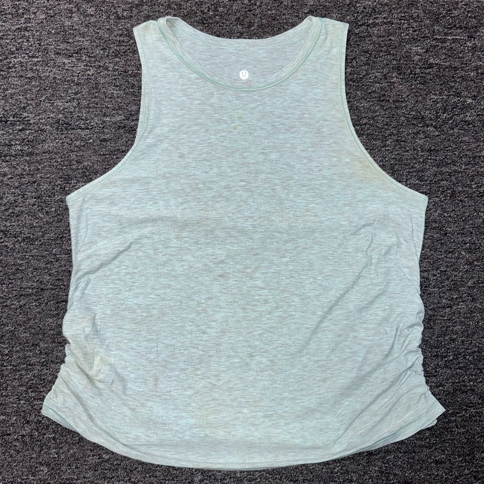 Lululemon Athletic Jogger Soft Tank Top Sz L Light Blue