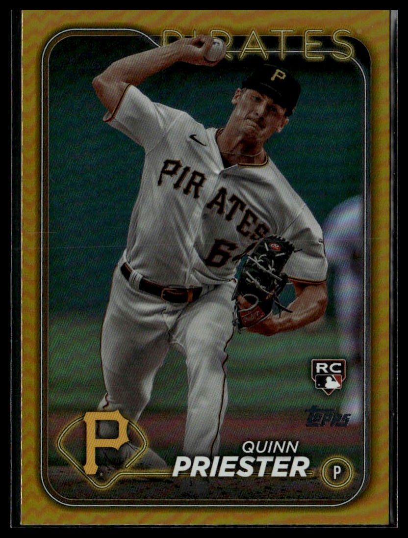 2024 Topps #93 Quinn Priester Gold Foil