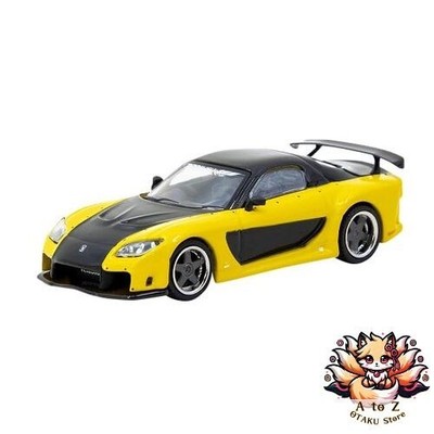 NEU TARMACWORKS 1/64 Mazda RX-7 VeilSide Fortune7 gelb/schwarz Fertigprodukt