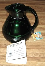 Alfi Thermal Vacuum Glass Lined 1 Qt. Beverage Carafe Emerald Green/Germany/New