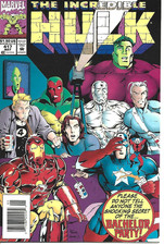 THE INCREDIBLE HULK #417 MARVEL COMICS 1994 W/ATTACHED CARDS BAGGED AND BOARDED