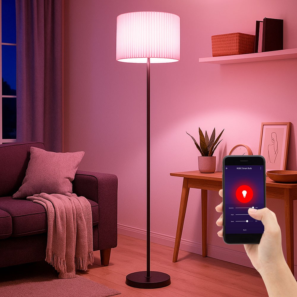Lampada da Terra Smart RGB LED Dimmerabile 152 cm
