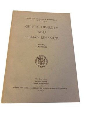 Genetic Diversity & Human Behaviour J N Spuhler 1967 Anthropology 