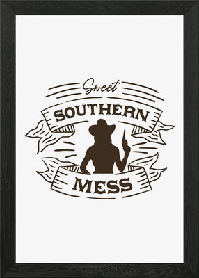 Greet Southern Mess for Framed Wall Art Poster Leinwanddruck Bild