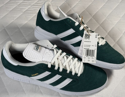 Adidas Busenitz Men s Skate Shoes Green/White HQ7534 Size 11 NWT w/ Box