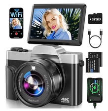 4K Digital Camera for Photography, Autofocus 64MP Vlogging Camera for YouTube...