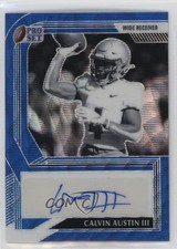 2022 Leaf Pro Set Metal Black & White Blue Wave /30 Calvin Austin III Auto 0c3