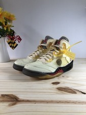 Nike Air Jordan 5 SP x Off-White Mid Sail US9 UK8 DH8565-100