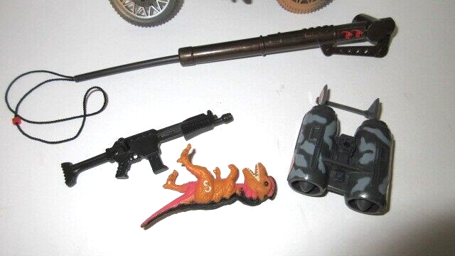 Vintage 1997 Jurassic Park Lost World Dino Snare, Dirt Bike & Air