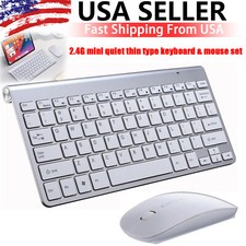 Mini Wireless Keyboard And Mouse Set Waterproof 2.4G For Mac Apple PC Computer
