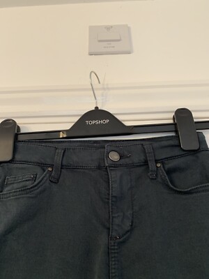 Jean Topshop Leigh Gris/vert Clair Taille W 25 - Occasion Très Bon état, Coupe Skinny Probablement