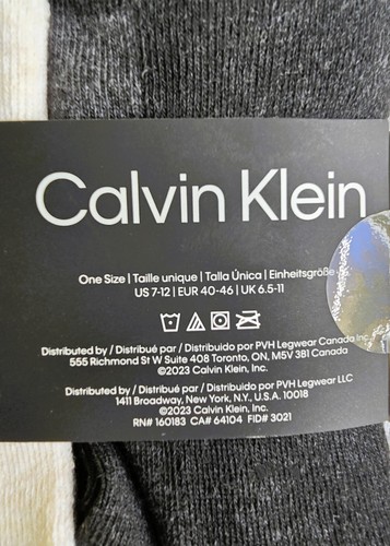 Calvin Klein Cushion NO SHOW Six Pack Socks Army Green Black and Beige 6 Pair - Picture 3 of 4