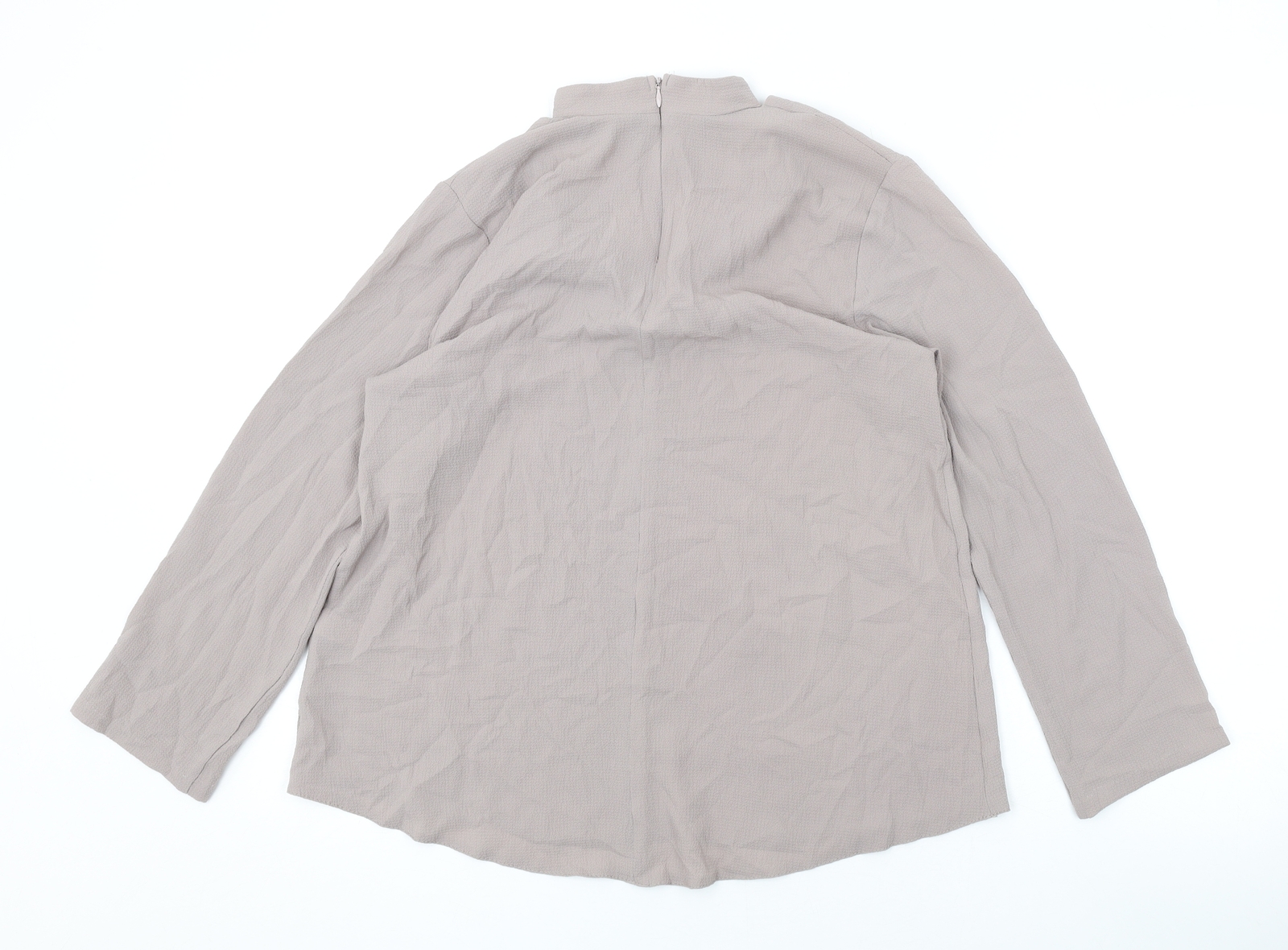 Select Womens Purple Polyester Basic Blouse Size … - image 2