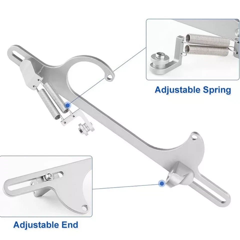 Aluminum Throttle Cable Carb Bracket Sliver For Holley 4150 4160Carb 350 400 SBC - Image 4 of 4