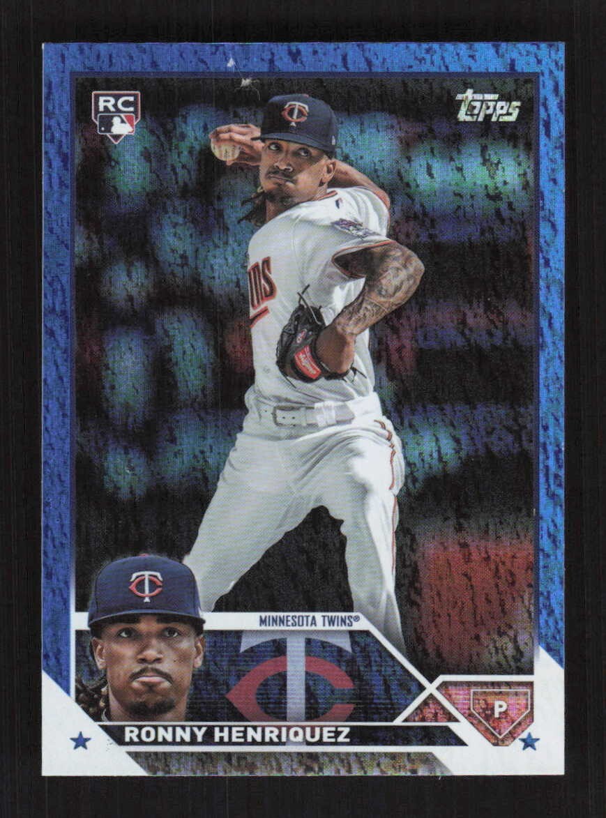RONNY HENRIQUEZ RC 2023 Topps BLUE FOIL /999 Minnesota Twins #372