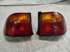 1996 1997 1998 Honda Civic 2DR Coupe Red Yellow Clear OEM Tail lights