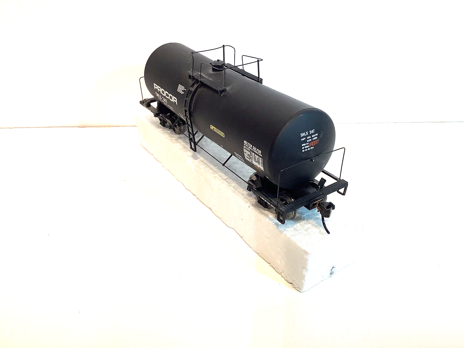 HO Scale Procor Tank Car "Molten Sulfur" SHLX 346 eBay