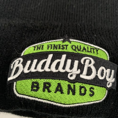 Buddy Boy Brands Mens Beanie Black Dispensary Washington - Picture 2 of 3