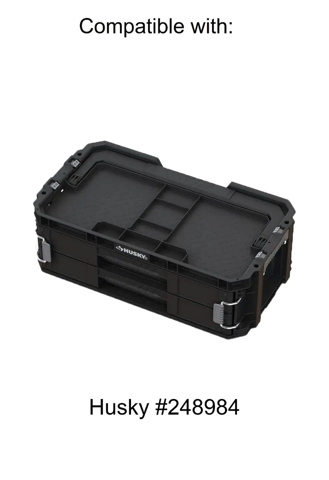 Husky Connect 2-Drawer Organizer Compatible Small Nesting Cup Bin - Image 2 of 4