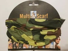 Multi-use Tube Scarf Bandana Head Face Mask, Neck Gaiter Snood Head Wear