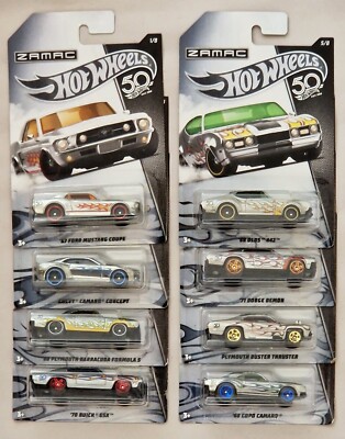 Hot Wheels - Zamac - 50th Anniversary - Complete Full Set Bundle