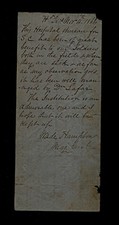 Written Endorsement of South Carolina Confed General Wade Hampton - Nov 4th 1864