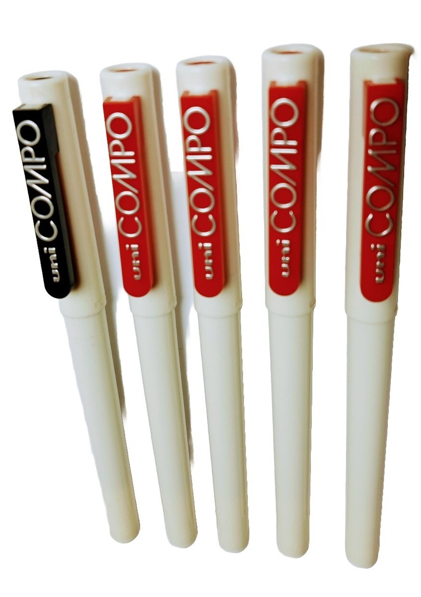 x UNI-COMPO FINE LINER PENS ULTRA FINE BLACK