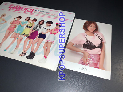 AOA 1st Mini Album Vol. 1 Short Hair CD Yuna Photocard Photobook