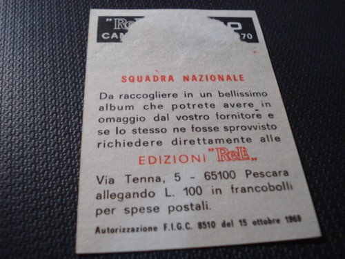 FACCHETTI INTER ITALIA A SCELTA PRODUZIONE DAL 1968 69 ALLA STAGIONE 1972 73 - Picture 73 of 194