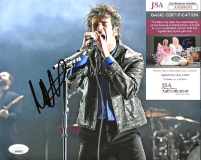 MATTY HEALY SIGNED THE 1975 LEAD SINGER 8X10 RARE - JSA COA