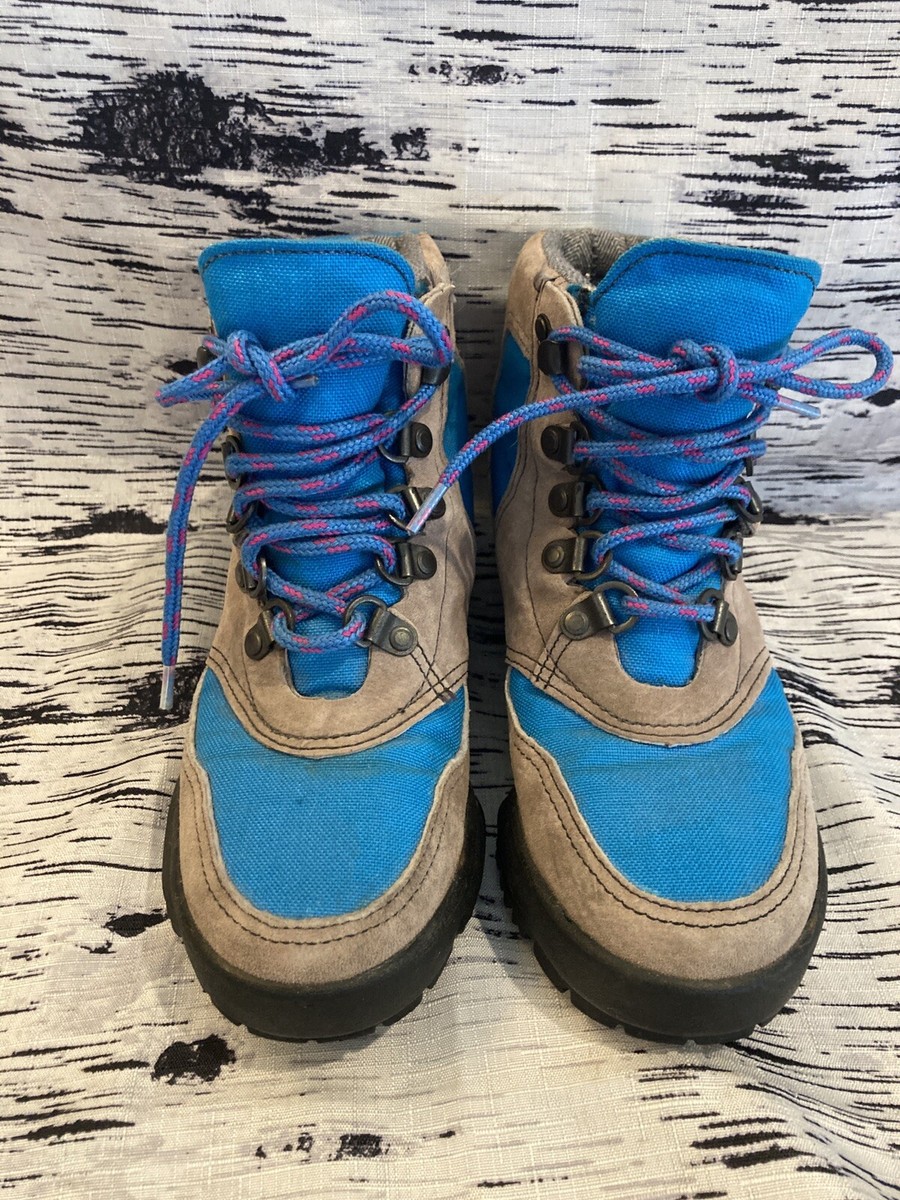 Vintage Danner Hiker Hiking Boots Gore-tex 90s Blue Lace Up