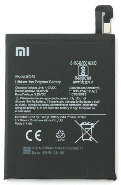 Bn48 аккумулятор xiaomi