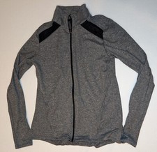 Champion size Medium Gray Polyester/Spandex Long Warm Up Full Zip Jacket