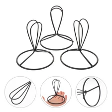  3 Pcs Lamp Shade Attachment Metal Lampshade Holder Fixtures Parts Bulb