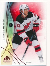 DAWSON MERCER 2024-25 SP GAME USED RED #59 NEW JERSEY DEVILS MINT